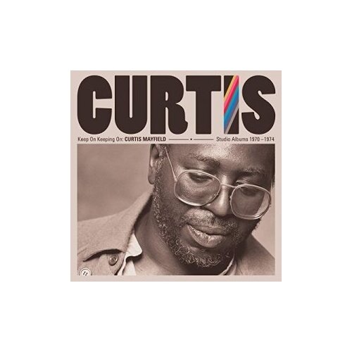 компакт диски metro select curtis mayfield pusherman 2cd Компакт-Диски, Rhino Records, CURTIS MAYFIELD - Keep On Keeping On: Curtis Mayfield Studio Albums 1970-1974 (4CD)