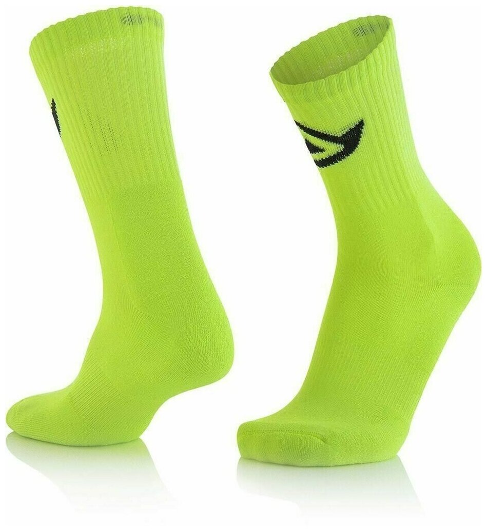 Носки Для мотоцикла высокие Acerbis COTTON Fluo-Yellow, L/XL (р.42-44)