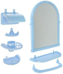 Набор для ванной комнаты Росспласт Олимпия, 2,1 кг, цвет голубой (00-00002149)