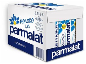 Фото Молоко Пармалат Parmalat Natura Premium ультрапастеризованное 1.8%, 1 л (12 штук)