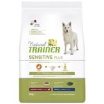 Trainer Natural Sensitive Plus гипоаллергенный сухой корм для взрослых собак средних и крупных пород c кроликом 3 кг - изображение