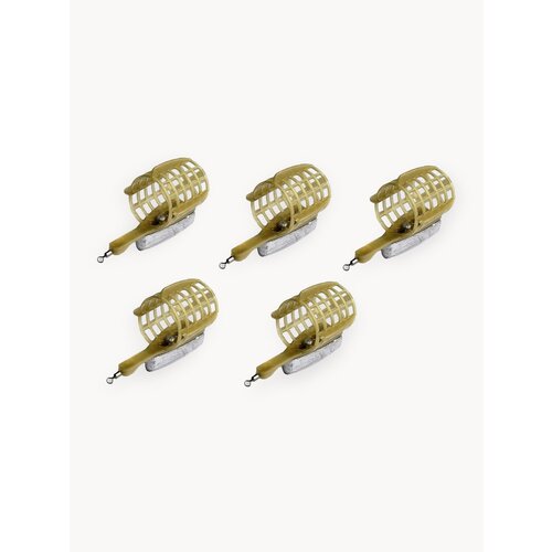 Кормушка фидерная WM Сталкер пластик с дном 30гр. (Беларусь) 5 штук