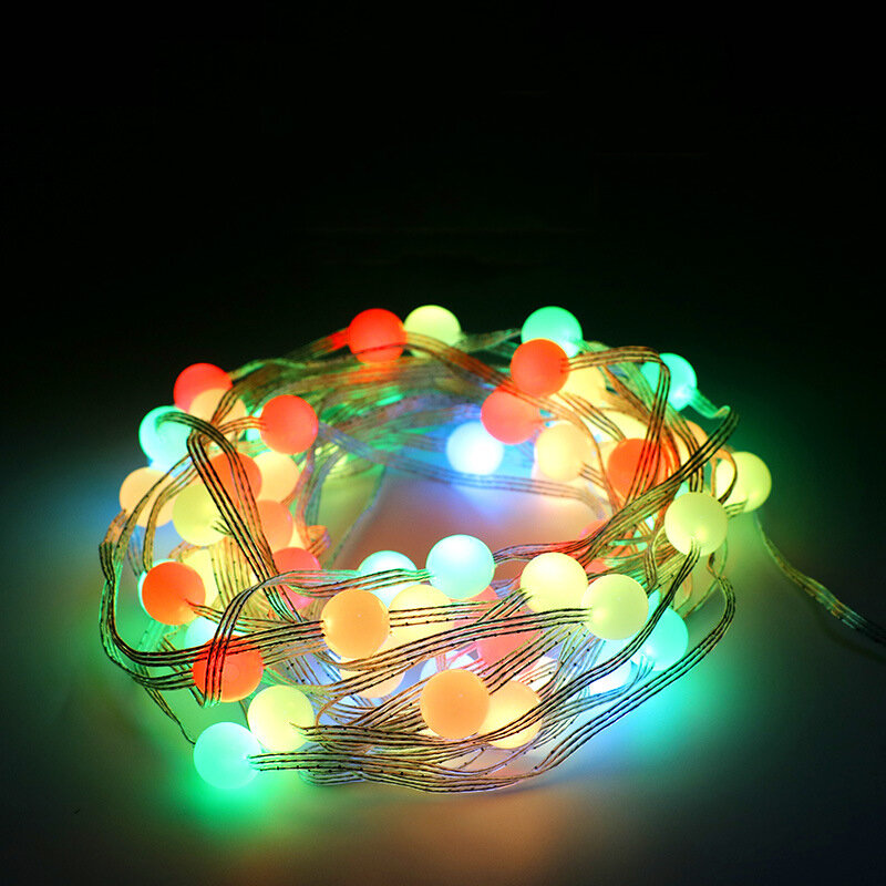 фото Гирлянда RGB матовая 10м с дистанционным управлением