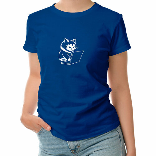 фото Футболка roly, размер s, синий