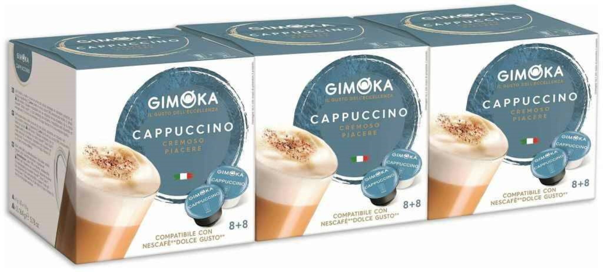 Кофе в капсулах Dolce Gusto Gimoka Cappuccino 48 шт