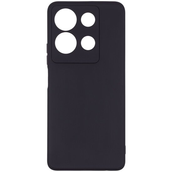 Чехол Zibelino для Infinix Note 30 4G, Soft Matte, с микрофиброй, черный