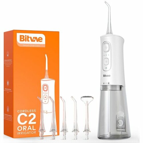 Ирригатор Bitvae С2 Water Flosser портативный, белый