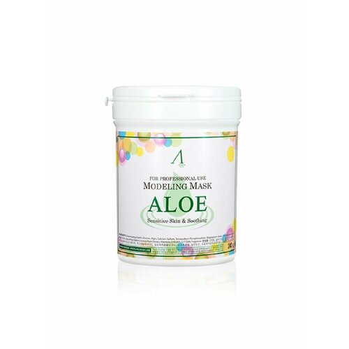 альгинатная маска с экстрактом алоэ anskin original aloe modeling mask 1000 г Маска для лица, 240гр, Aloe Modeling Mask Container, Anskin