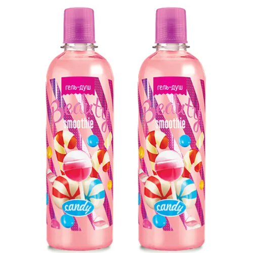 Гель для душа Candy Romax Beauty Smoothie, 350 мл, 2 шт.