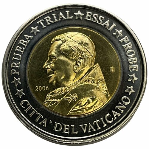 Ватикан 2 евро 2006 г. (Европа) Specimen (Проба) ватикан 1 евро 2004 г европа specimen проба