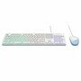 Комплект клавиатура+мышь Dialog KMGK-1707U White