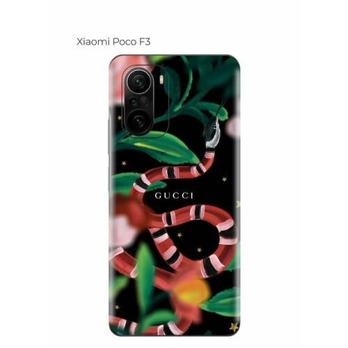 смартфон xiaomi poco f3 128 gb deep ocean blue k11a 32201 Гидрогелевая пленка на Xiaomi Poco F3 на заднюю панель