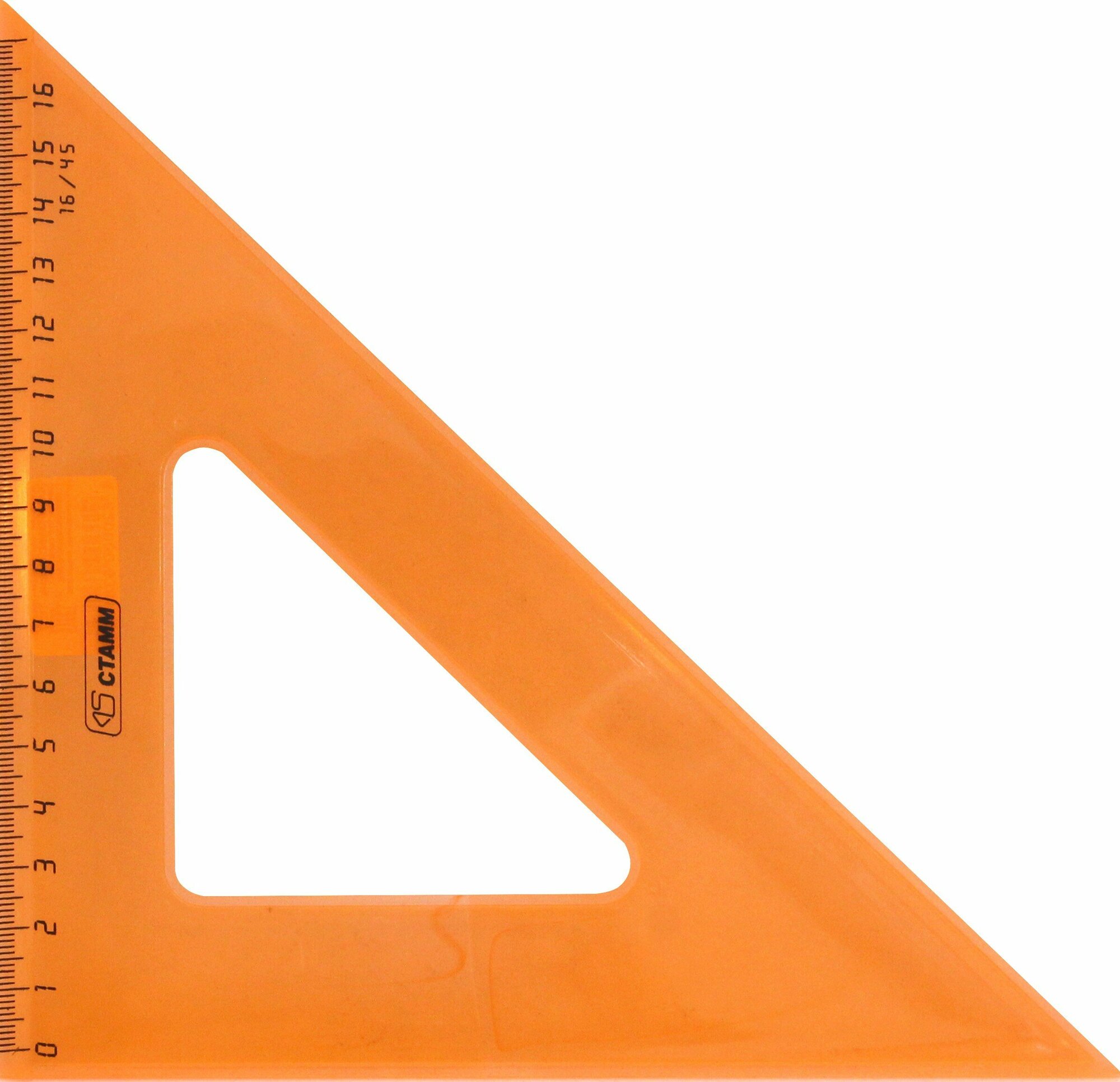 Треугольник "NEON Cristal" (16 см, 45 градусов, в ассортименте) (ТК57)