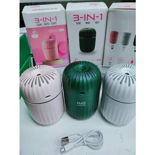 Увлажнитель воздуха H2O с подсветкой ночник розовый 48000₽