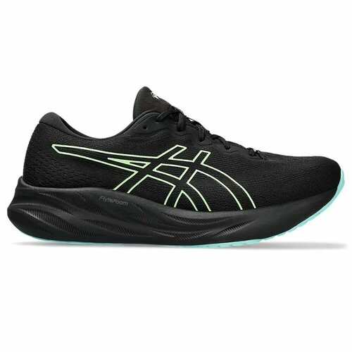 Кроссовки ASICS, размер US 8; UK 7; EUR 41,5; 26 см, черный, зеленый