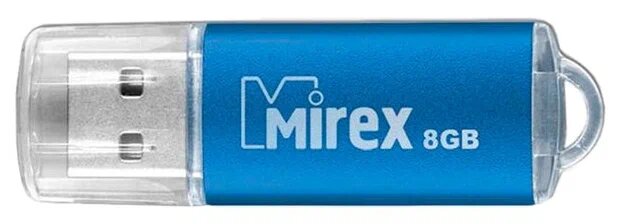 Флеш накопитель 8GB Mirex Unit, USB 2.0, Синий