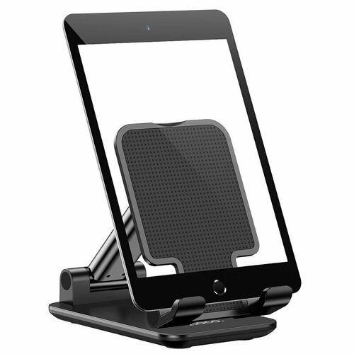 Подставка настольная Hoco PH29A Carry складная для телефона, планшета, черная настольная подставка hoco ph34 excelente складная черная