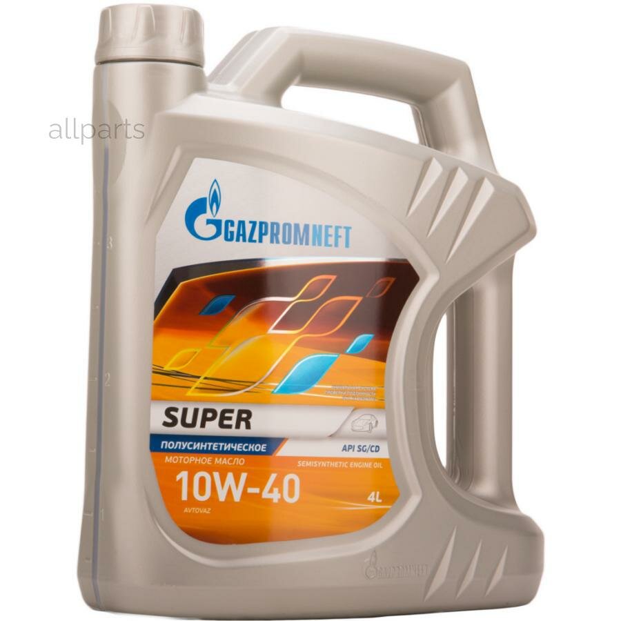 GAZPROMNEFT 2389901318 10W-40 4L 253142142 API SG/CD старый номер масло моторное полусинтетическое газпром-нефть супер