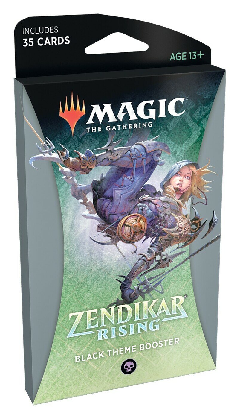 Magic The Gathering: Тематический Чёрный бустер MTG издания Zendikar Rising на английском