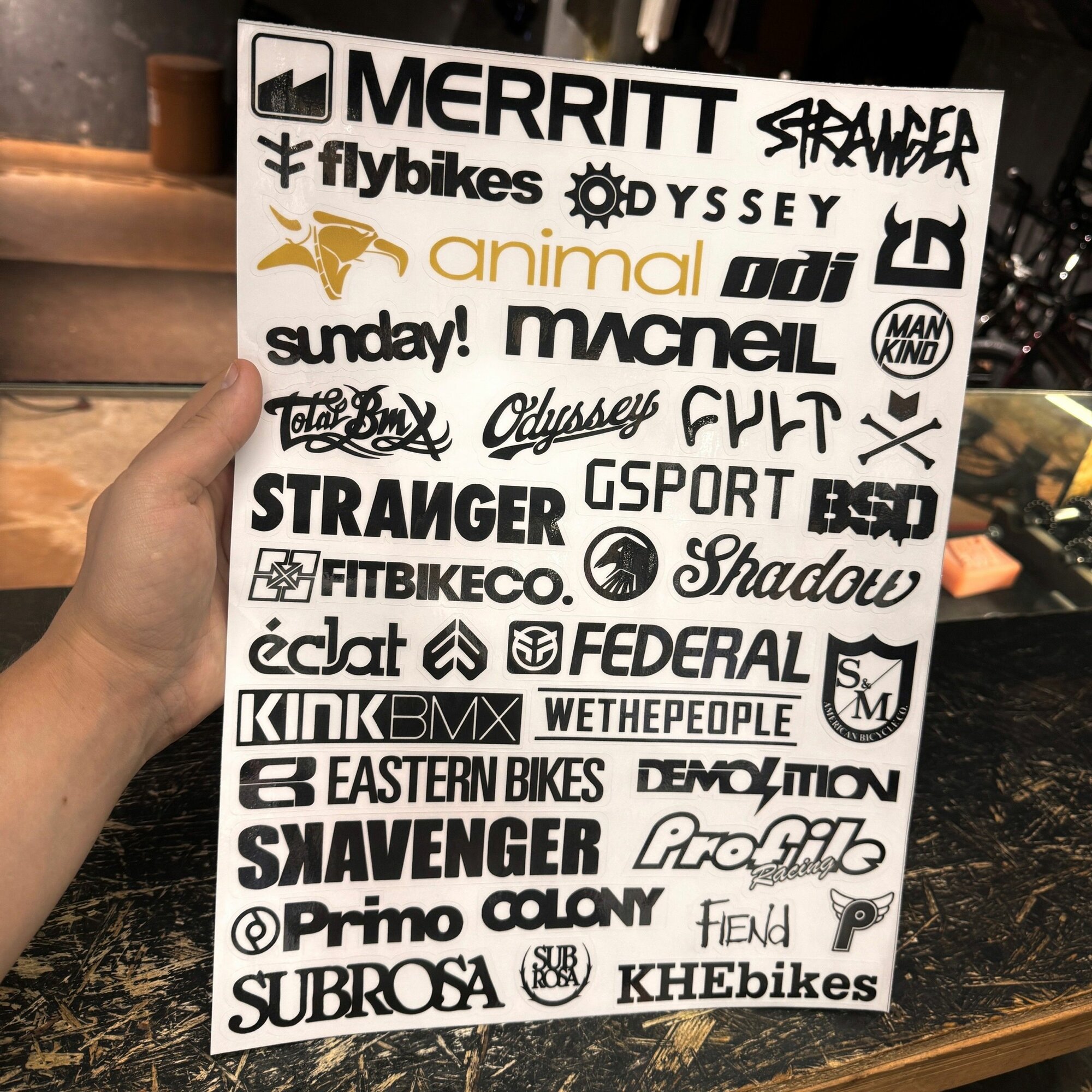 Стикерпак BMX Legends Ultimate Pack Black — фото 1