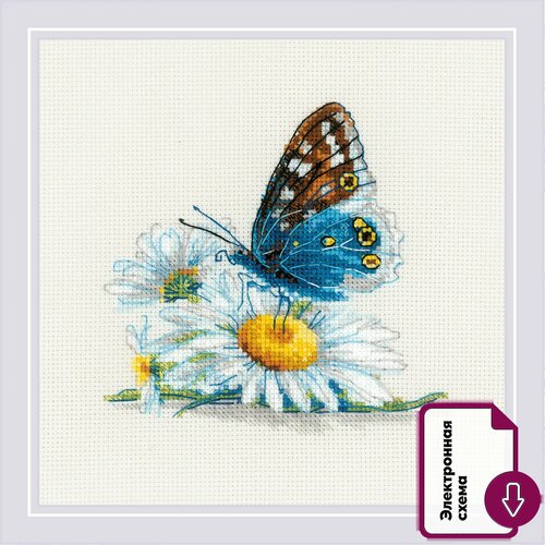 Набор для вышивания крестом Риолис вышивка крестиком Хрупкая красота 1515см 2220 549₽