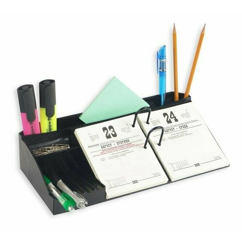 Подставка для перекидного календаря Uniplast Аврора черная 380x150x75 мм 1199₽