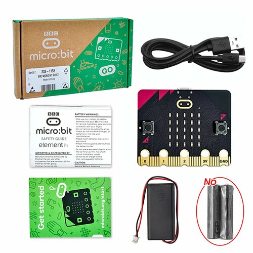 Keyestudio Micro Bit V2.2 Development Board Kit, Kit No battery