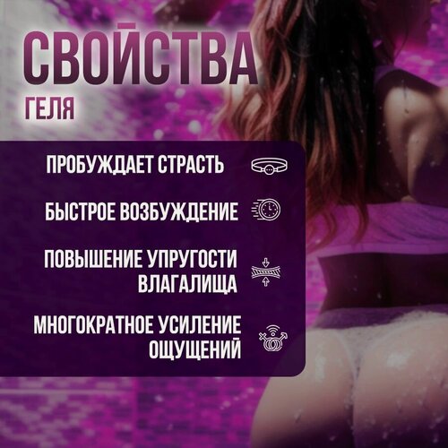 Изображение товара Гель смазка интимная возбуждающая женская Сливки травы