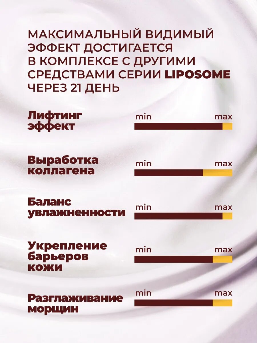 Антивозрастной дневной крем для лица от морщин с трипептидом меди и коллагеном LIPOSOME — фото 1
