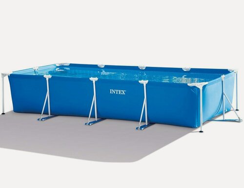 Изображение товара Бассейн каркасный Прямоугольный Интекс Фрейм (Intex Rectangular Frame Pool), 450х220х84см, 28273