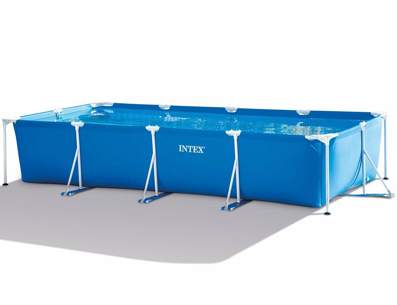 Бассейн каркасный Intex Rectangular Frame Pool 450х220х84см 28273