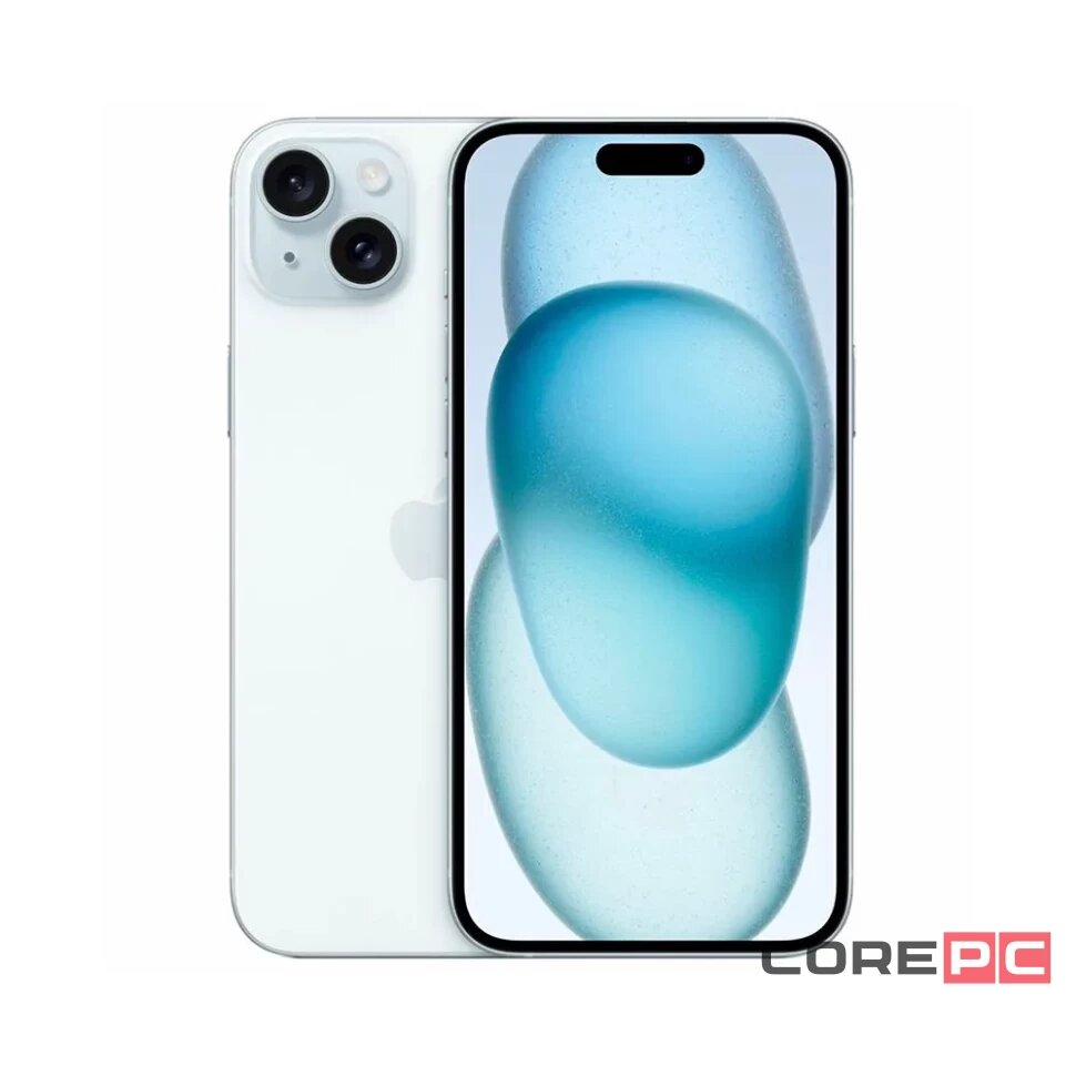 Смартфон Apple iPhone 15 Plus 128Gb/6 Гб (Blue) стильный дизайн