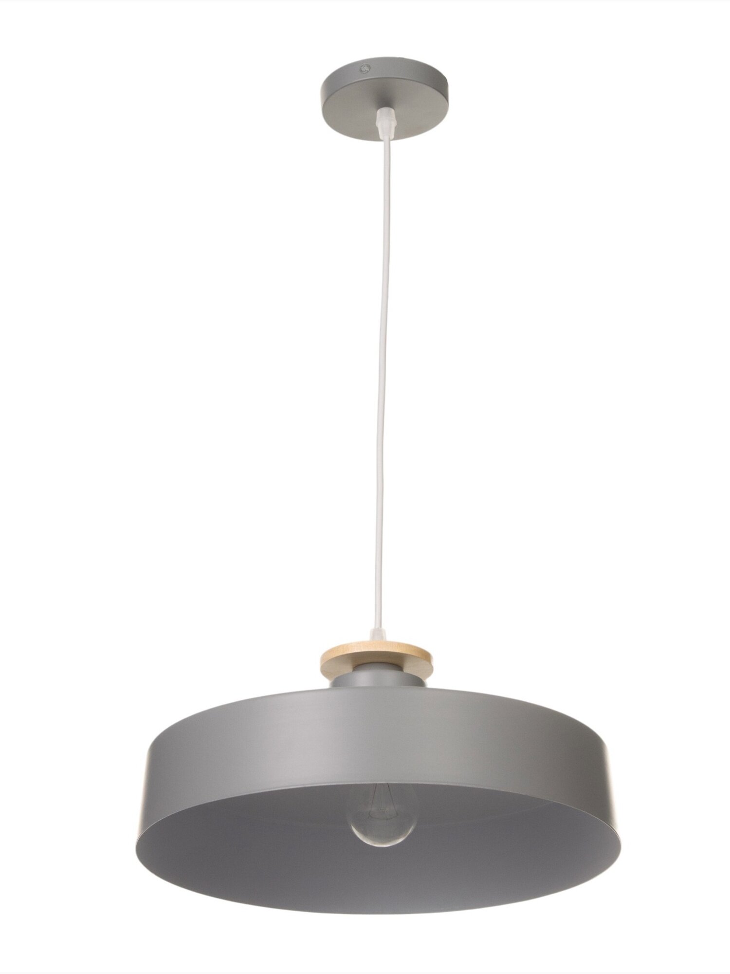 Светильник Timothy 1х40Вт Е27 пр-1м пыльно-серый 325х325х12см