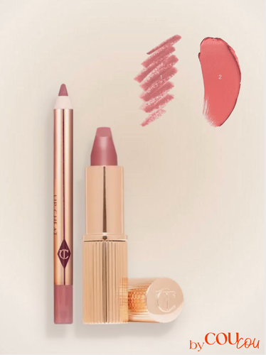 Изображение товара Набор для макияжа губ Charlotte Tilbury Mini Pillow Talk Lip Kit, оттенок Pillow Talk