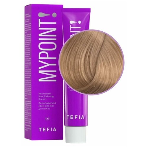Tefia Mypoint гель-краска для волос Tone On Tone, 9.8 очень светлый блондин коричневый, 60 мл tefia гель краска для волос тон в тон 60 мл tefia окрашивание