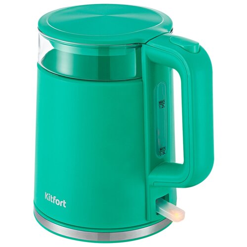 Чайник электрический Kitfort KT-6124-3 12л 2200Вт бирюзовый корпус пластик 474900₽
