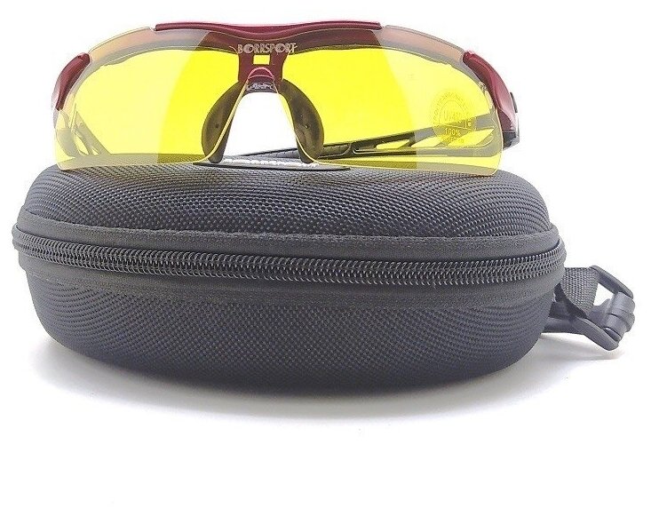 Очки спортивные BORR SPORT для пиклбола/ для стрелкового спорта/ очки для водителей/ для рыбаков