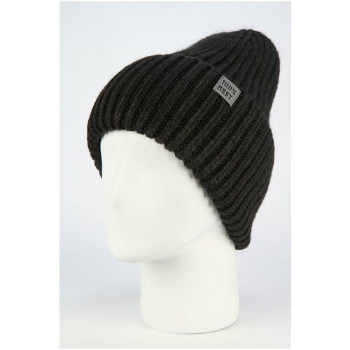 фото Шапка бини ferz, размер uni, черный
