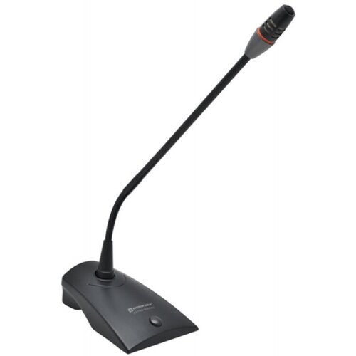 Relacart TSG-550 микрофон конденсаторный кардиоидный с гусинеком и индикатором на подставке-базе с выключателем и с разъёмом XLR фантомное питание 892500₽