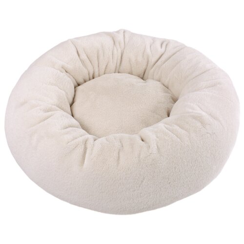 Пушистая лежанка d70 см +-5 см для средних домашних животных цвет светло-бежевый артикул NL80