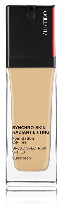 SHISEIDO Тональное средство с эффектом сияния и лифтинга Synchro Skin Radiant Lifting Foundation SPF 30 (250 Sand)