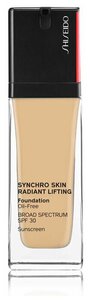 Фото SHISEIDO Тональное средство с эффектом сияния и лифтинга Synchro Skin Radiant Lifting Foundation SPF 30 (250 Sand)