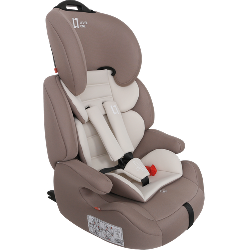 Автокресло детское Еду-Еду KS 575 ISOFIX гр. I/II/III, 9-36кг, серия Level One, цве, beige