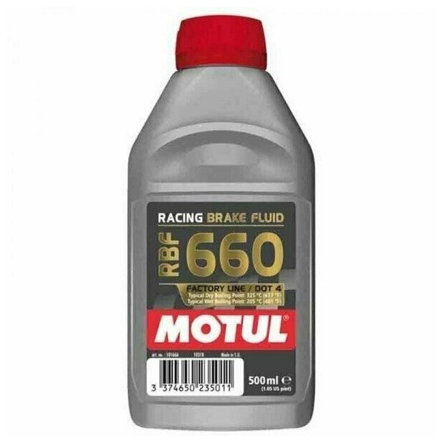 Тормозная жидкость Motul RBF 660 Factory Line DOT4 0.5л (101666)