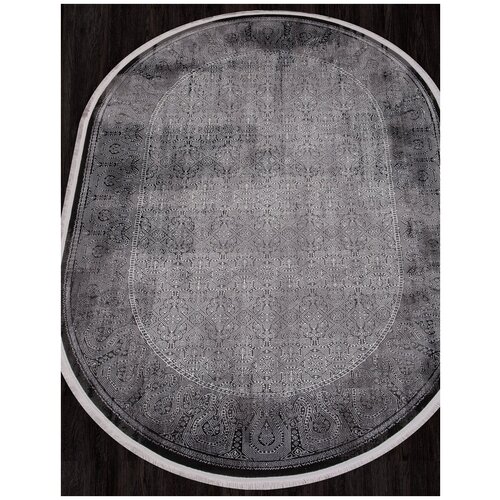 Ковер LISSABON - Овал Черный, Современный, Ковер на пол, в гостиную, спальню, в ассортименте, Турция, Бельгия, Турция (156 см. на 229 см.)