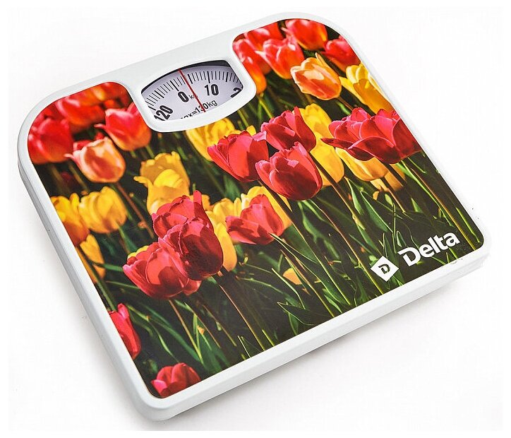 Весы (DELTA D-9407 "Тюльпаны", 130кг, (10)) - фотография № 1