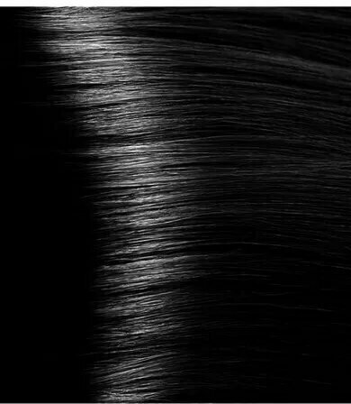 Крем-краска для волос с гиалуроновой кислотой Kapous «Hyaluronic Acid», 1.00 Черный интенсивный, 100 мл