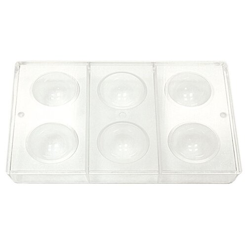 Форма для конфет полусфера 6 ячеек Martellato MA5005