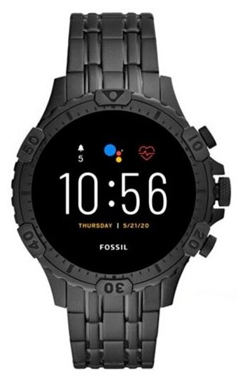 Часы FOSSIL Gen 5 Smartwatch Garrett HR (stainless steel) FTW4038