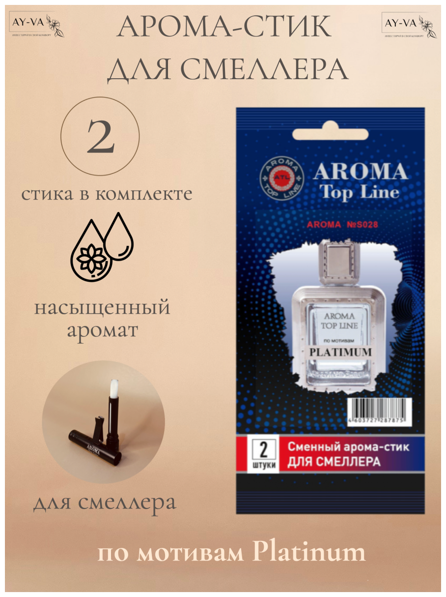 Автомобильный ароматизатор AROMA TOP LINE 2 шт.